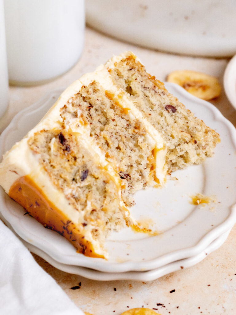 Recette Banoffee Layer Cake Facile au Dulce de Leche