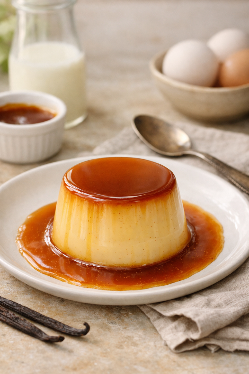 Flan Maison au Caramel (Crème Renversée)